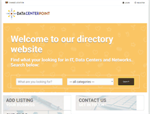 Tablet Screenshot of datacenterpoint.com